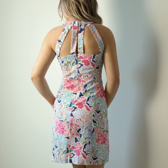 Crown & Ivy pink and blue floral dress - Picture 6 of 8